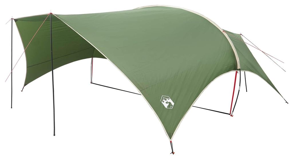 vidaXL Camping Tarp Wasserfest Grün 690 x 580 x 255 cm