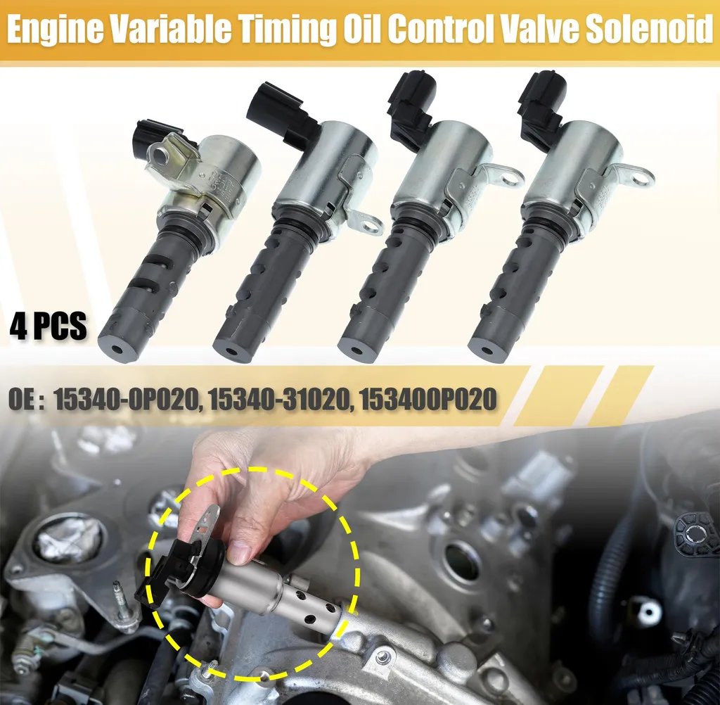 Pack de 4 Solénoïdes VVT pour Réparation Distribution Toyota Rav4 V6