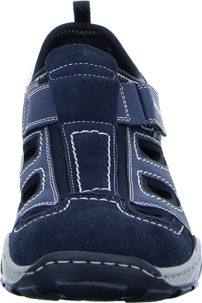 Rieker Herren Klett Halbschuh durchbrochen dunkelblau 44 Produktbild 82