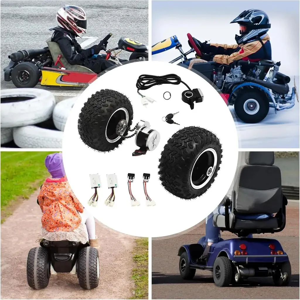 Kit conversion électrique pour brouette motorisée 24V 250W stable