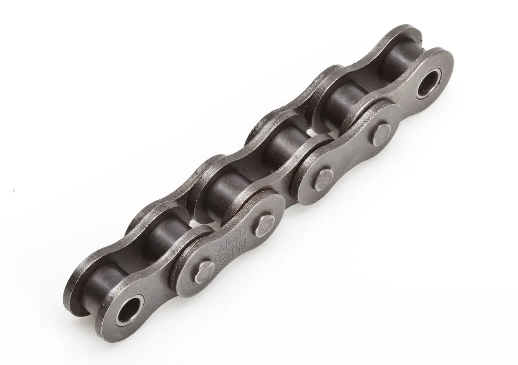 Chaîne à rouleaux AFAM A520M/110C ouverte avec attache rapide à clipser