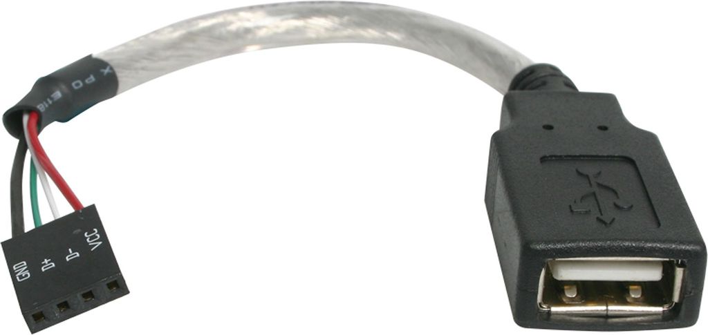Startech.Com Cable Adapters/Reducers 15cm Usb 2.0 Cable Usb A To 4-Pin Motherboard Connection Cable F/F