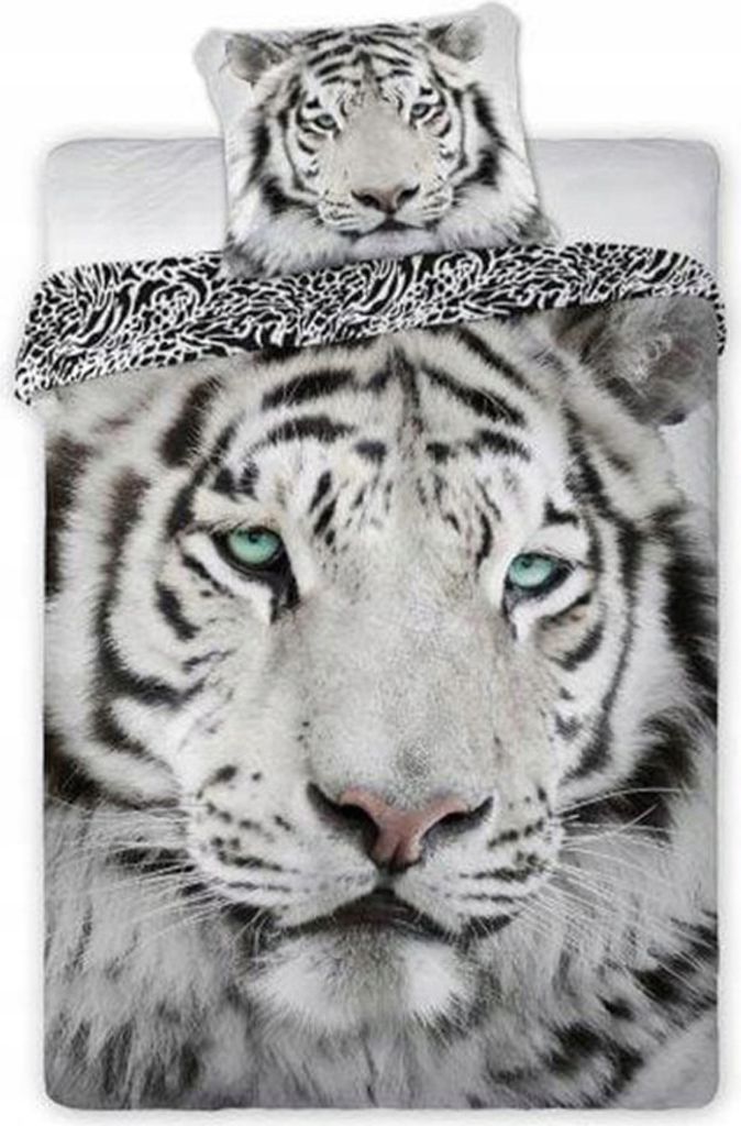 Baumwollbettwäsche Wild Tiger 140x200 cm Produktbild 