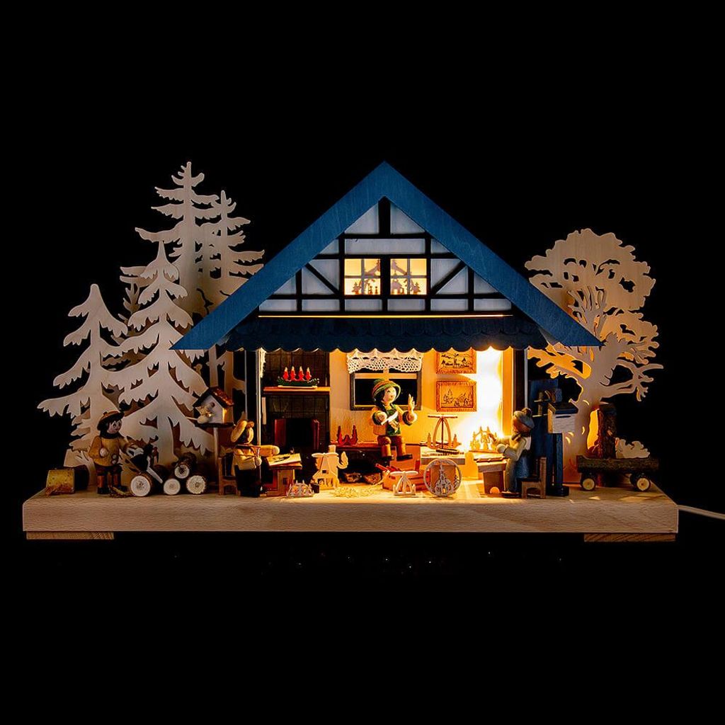 3D-Schwibbogen Kunsthandwerkerstübchen (43x30cm) von RATAGS Produktbild 