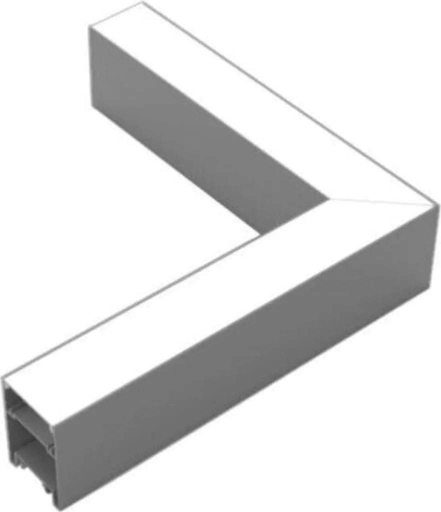 Connecteur 8W pour Luminaire Suspendu Interconnectable en L Coloris Gris