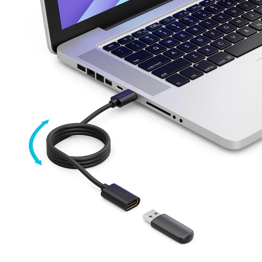 DeleyCON 1,5m Rallonge USB C 100 W Pour Câbles Charge Rapide PD 3.0