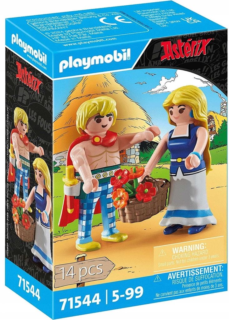 PLAYMOBIL PLAYMOBIL 71544 Asterix: Tragicomix und Falbala Image du produit 