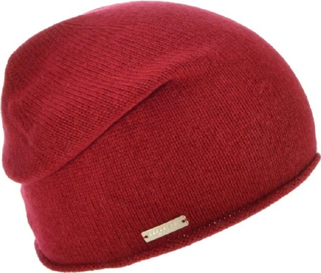 Cappello Seeberger Cashmere Donna: Eleganza Invernale Bordo Arrotolato