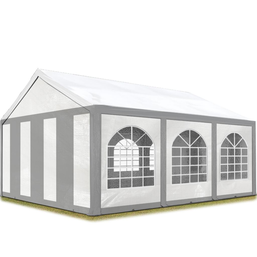 Hochwertiges Partyzelt 4x6 m Pavillon Zelt ca. PE Plane 450 Produktbild 