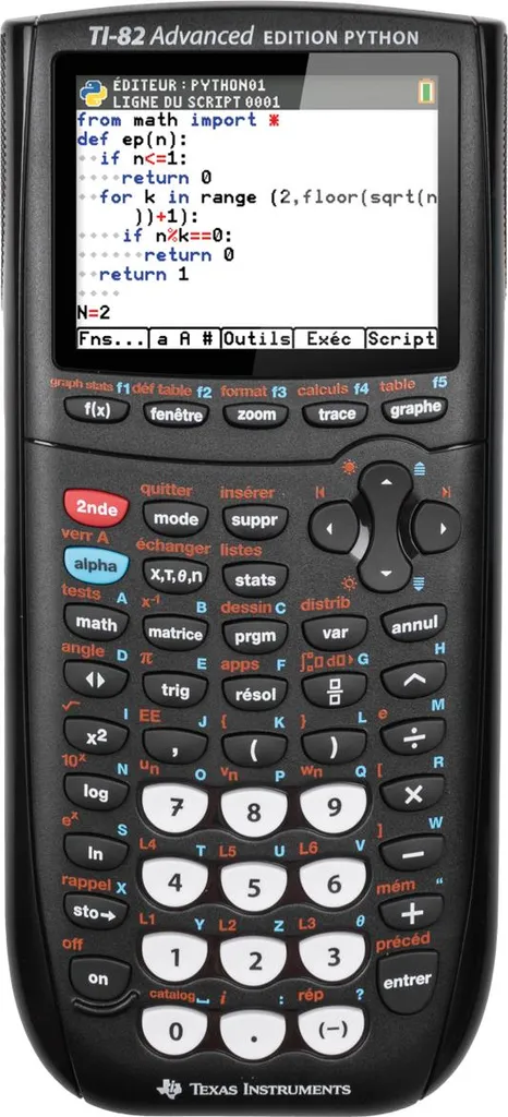 Réussir le Bac avec la TI-82 Advanced Python Edition : Mode Examen Inclus