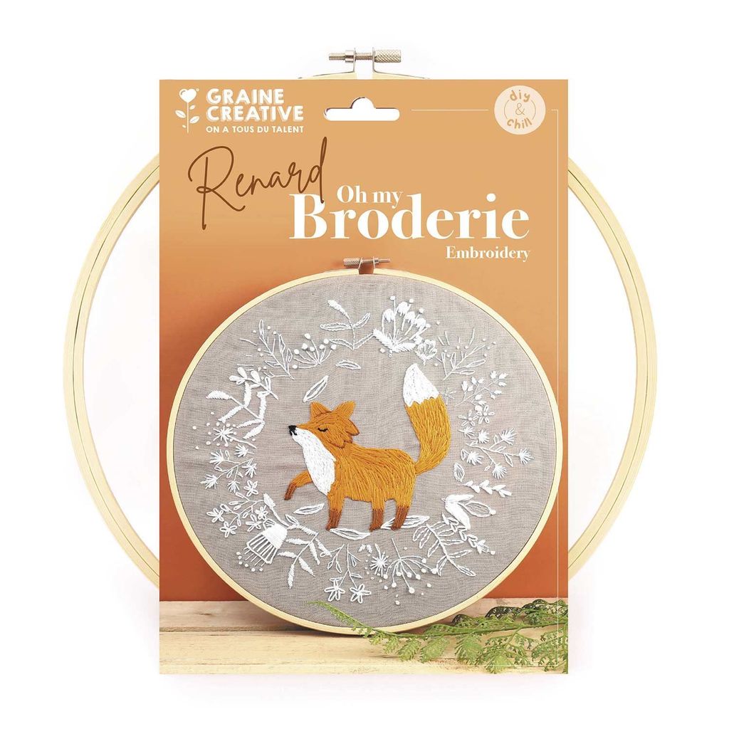 Stickset Fuchs 280 x 290 x 20 mm – Graine Creative
