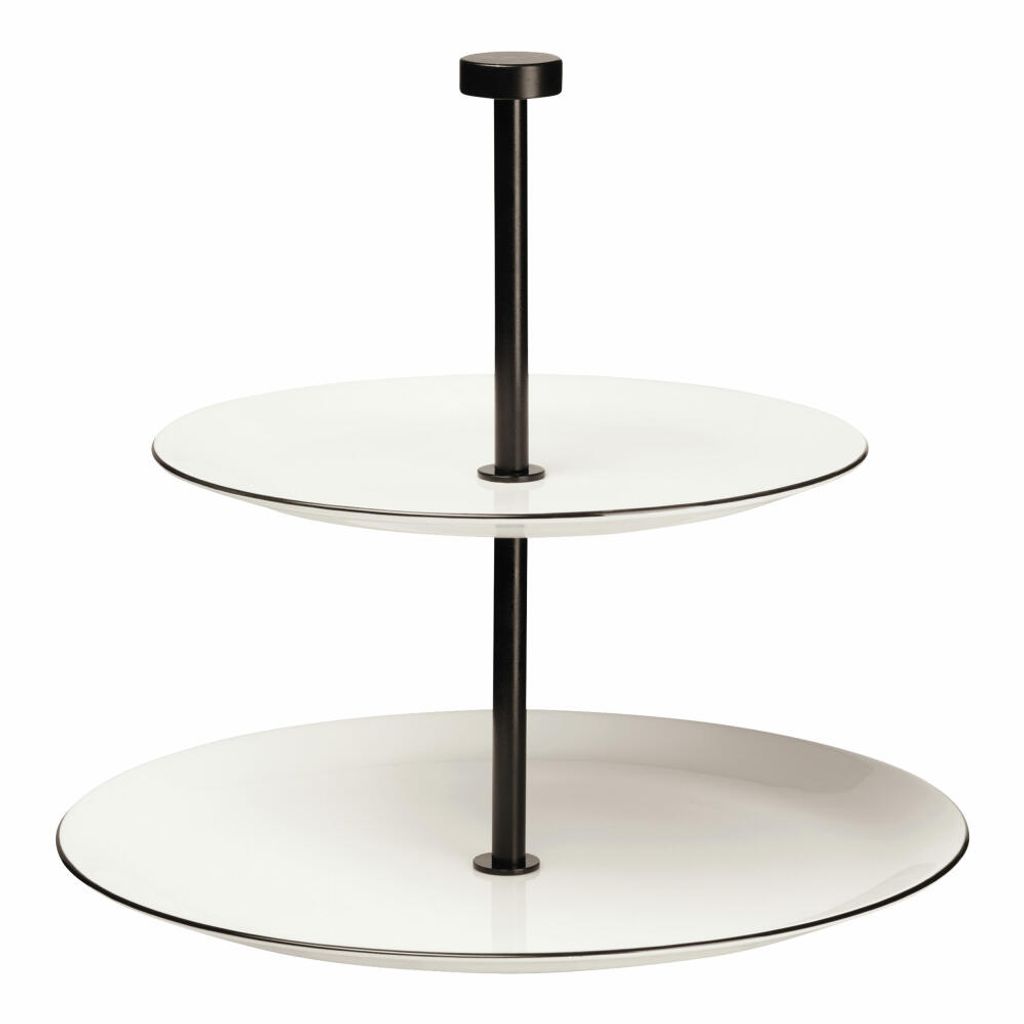 ASA à table ligne noire Etagere 2 stufig rund 26,5 cm