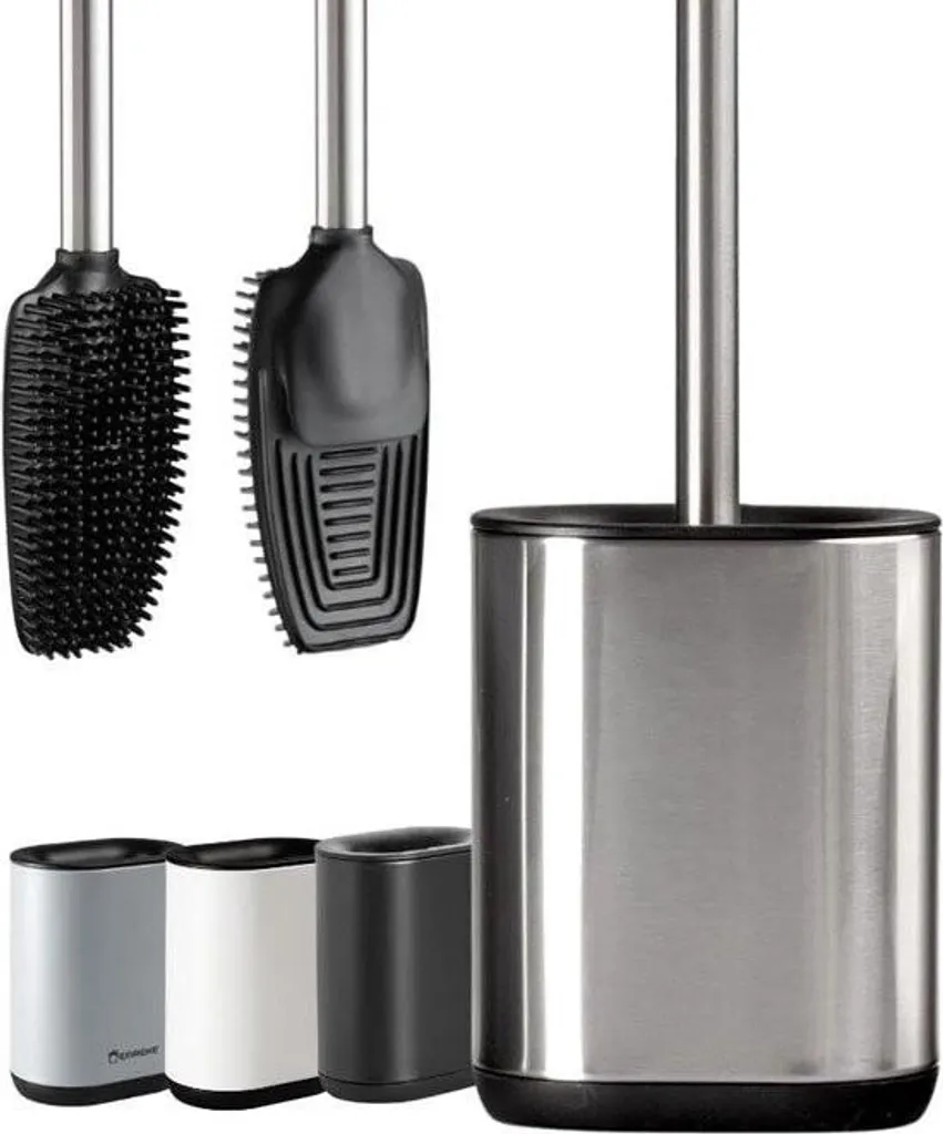 Guida allo Scopino WC Silicone Argento: Design Inox e Igiene