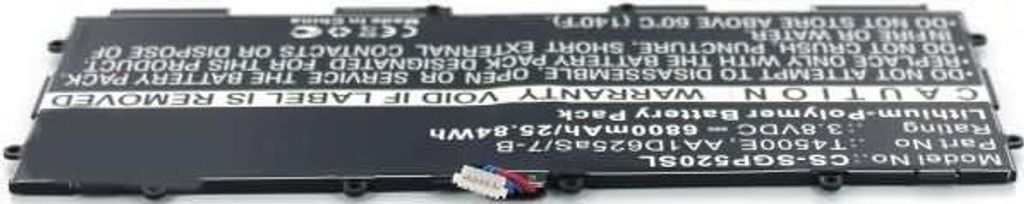 Akku für Samsung Galaxy Tab 3 10.1 Li-Pol 3,8 Volt 6.800 mAh.