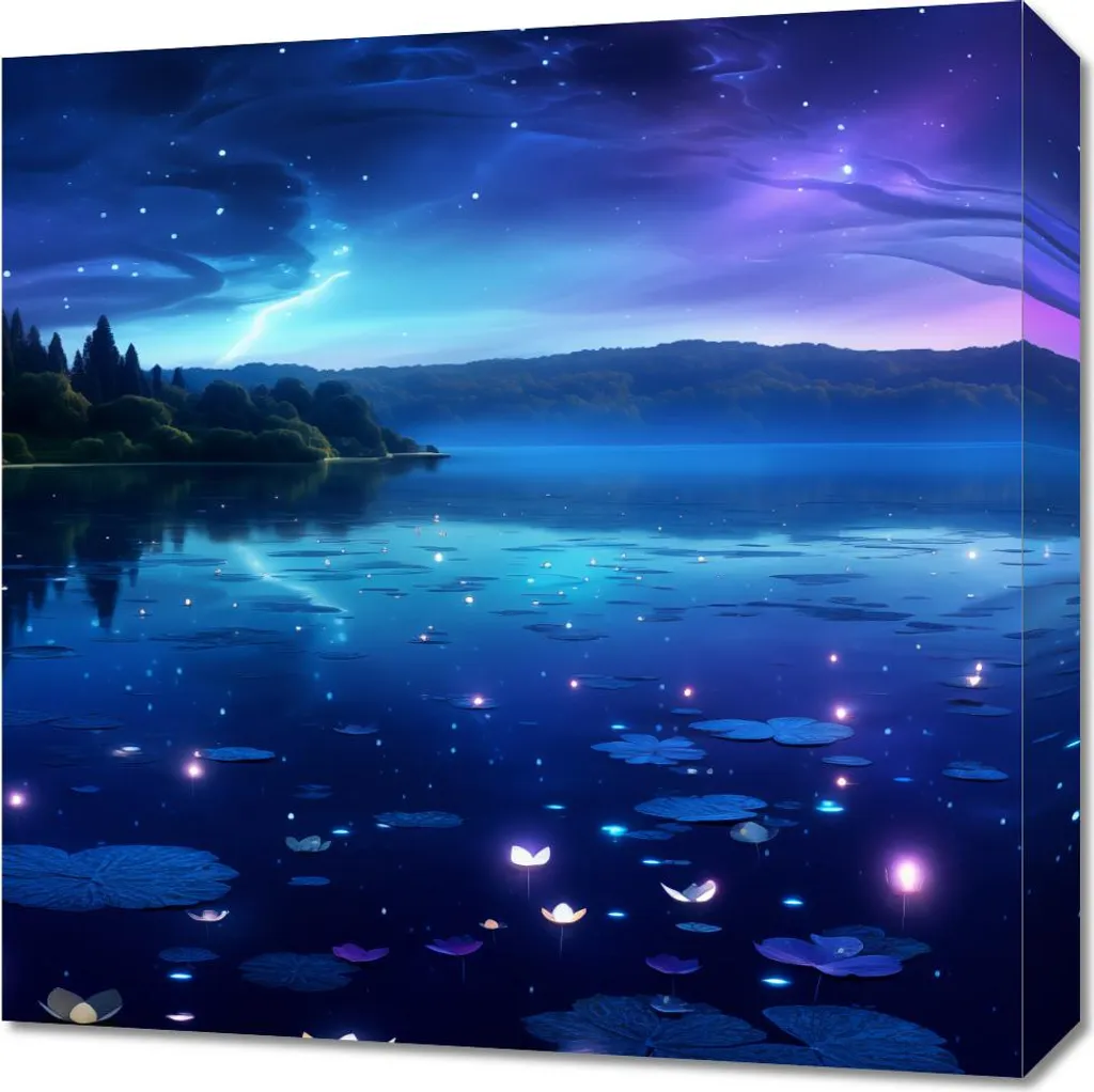 Acquista Quadro 50x50 Sussurri delle lucciole - Decorazione Casa