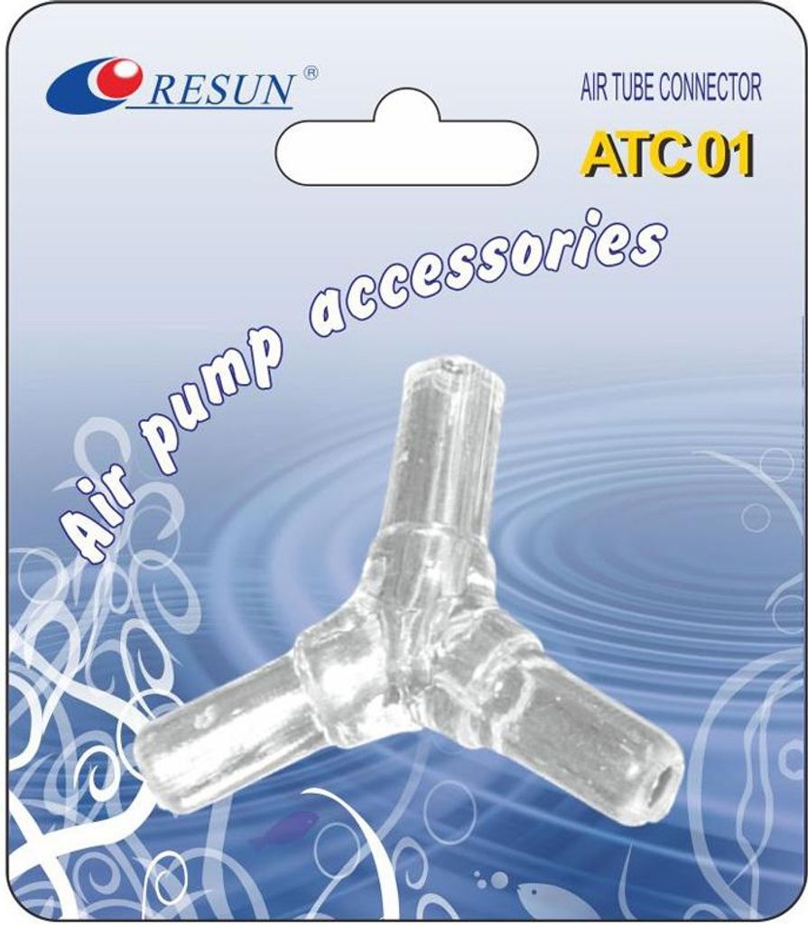 Resun ATC01 - T-Stück für 6mm Schlauch 2 Stück. Resun