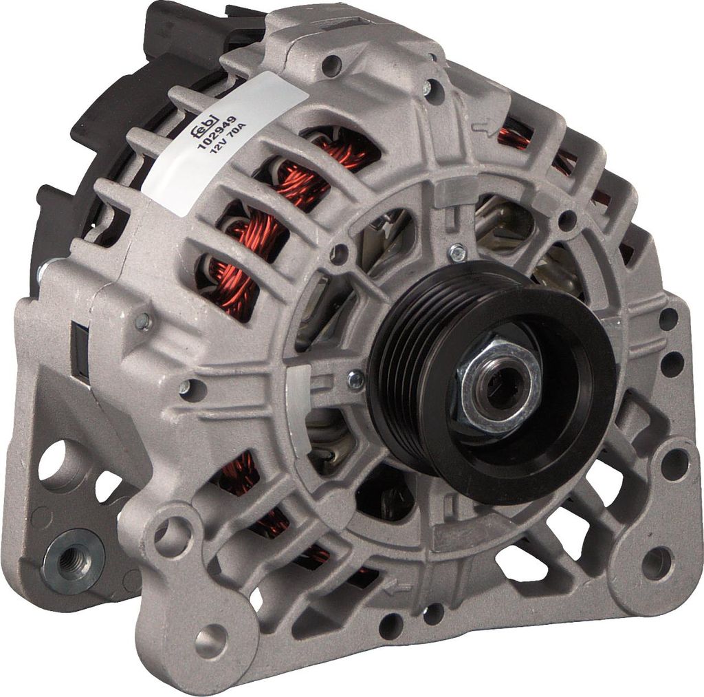 FEBI BILSTEIN 102949 Lichtmaschine Generator LiMa 70A 12V für VW POLO (9N) Fox Schrägheck (5Z1, 5Z3, 5Z4) für SKODA Fabia II Schrägheck (542) F...