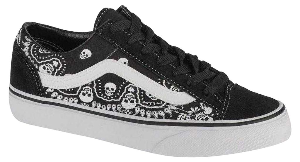 Vans - Damen Sneaker, Bandana Totenkopf PP3796 (36,5 EU) (Schwarz)