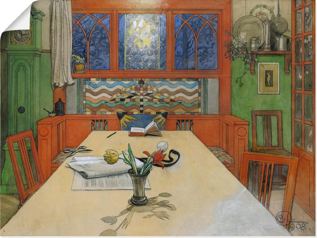 ARTland Poster Der Tag ist vorüber, gute Nacht! 1908 Größe: 80x60 cm
