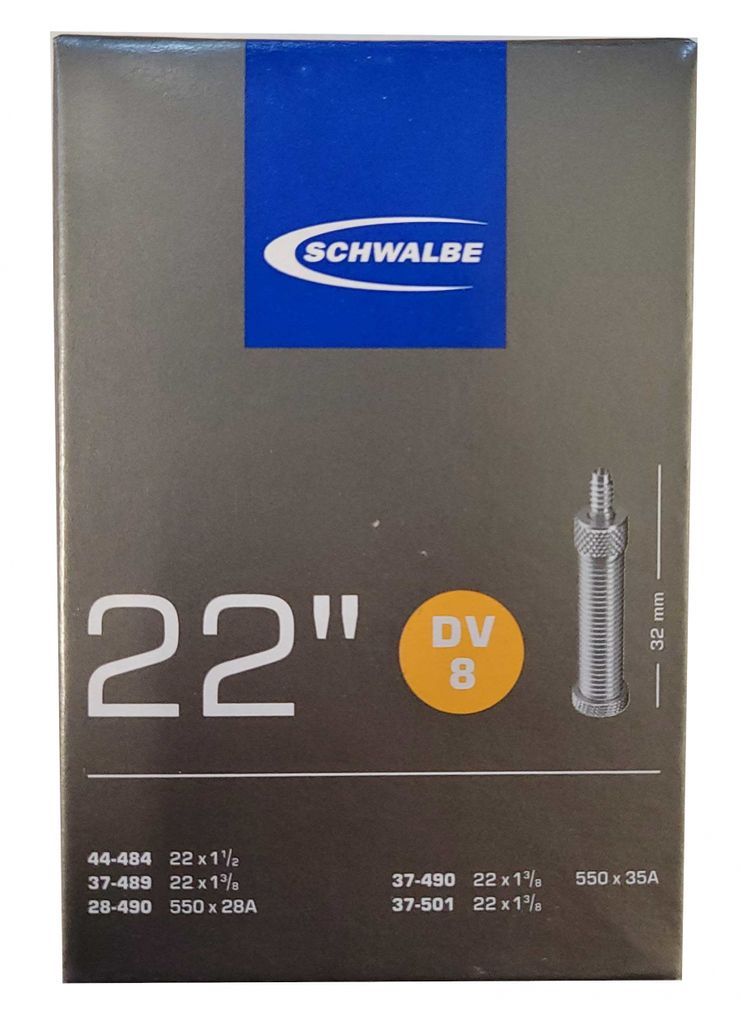 Schwalbe tube intérieur DV8 22 x 1 3/8 (28/44-489/484) DV Image du produit 