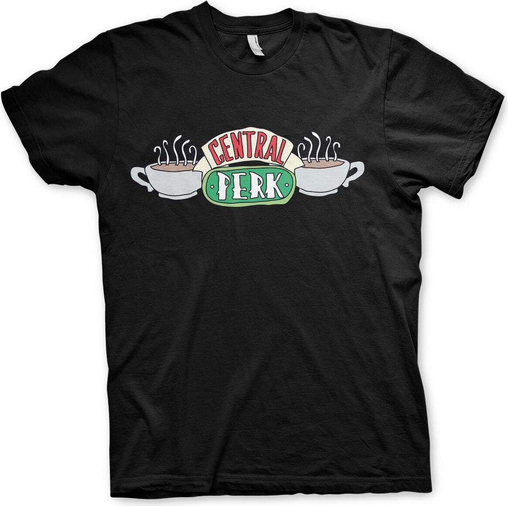 Friends - Central Perk T-Shirt - XX-Large - Black
