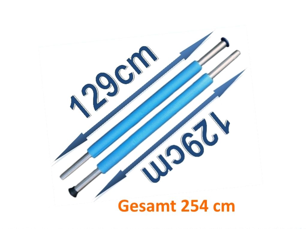 10 Stück Trampolin-Stangen Abdeckung – 40 Cm Schaumstoffhülsen, Blau | Schutz Für Kinder