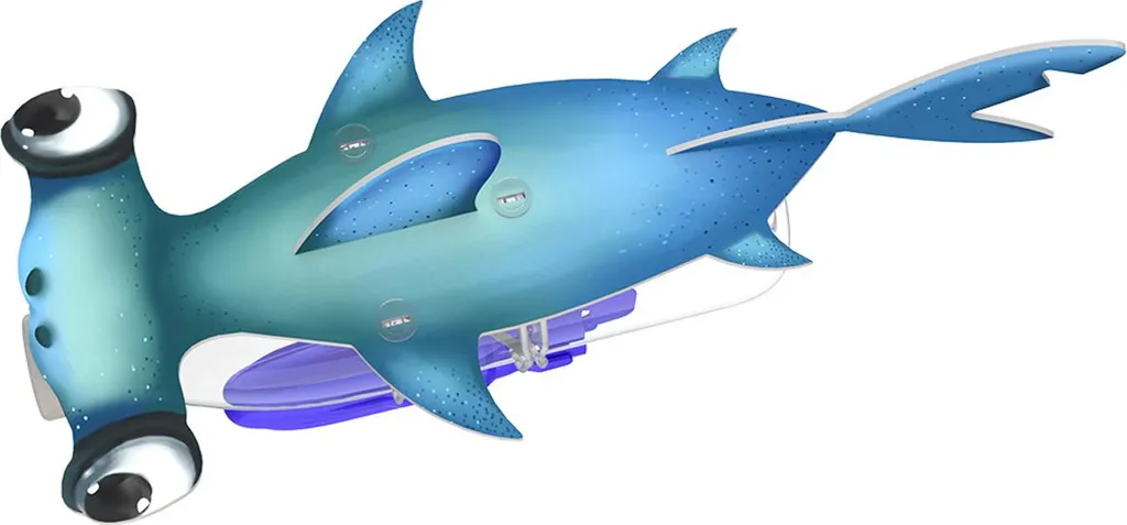 Jouets PlaySTEAM Requin-marteau et Raie manta Set d'animaux marins