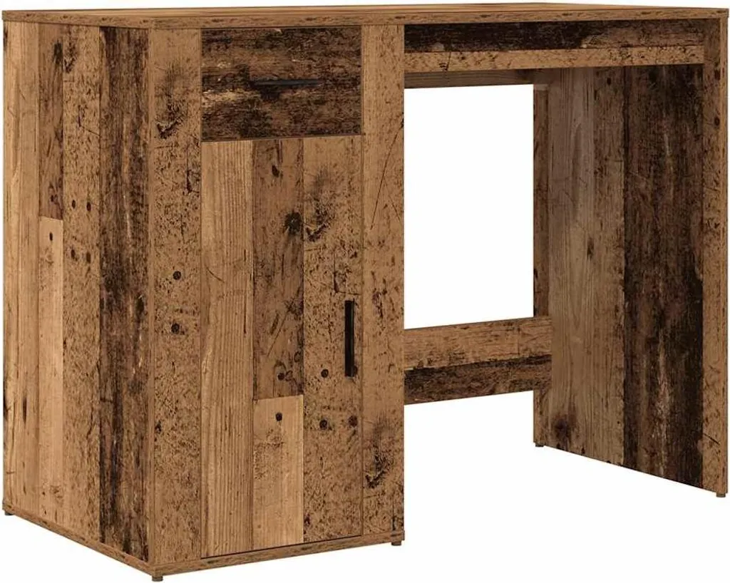 Scrivania Effetto Legno Vecchio 100cm vidaXL - Crea il tuo Setup Instagrammable