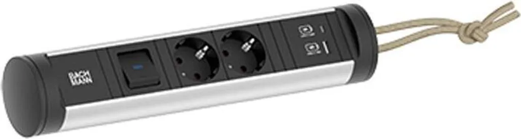 Bloc multiprise de bureau avec USB C Rapide et Interrupteur Intégré