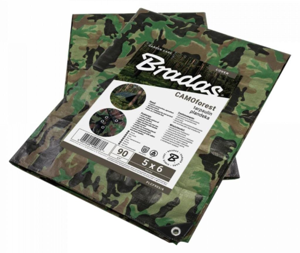 Abdeckplane Camouflage Plane 3x3m 90g/m^2 Bushcraft Produktbild 