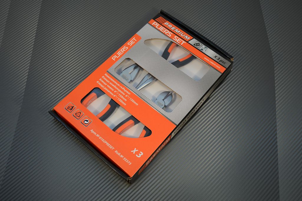 Zangenset Wasserpumpenzange Seitenschneider Kombizange