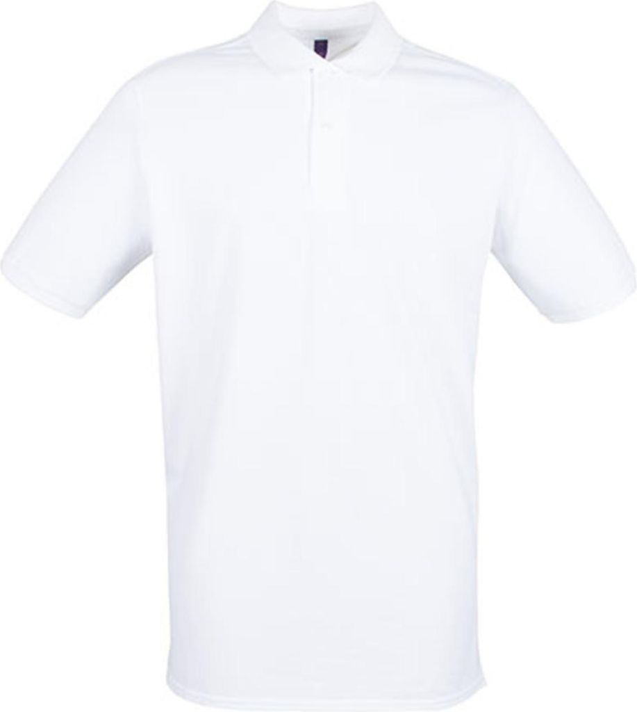 Henbury H101 | Herren Modern Fit Baumwolle Microfine-Piqué Polo Shirt - Farbe: White - Größe: M