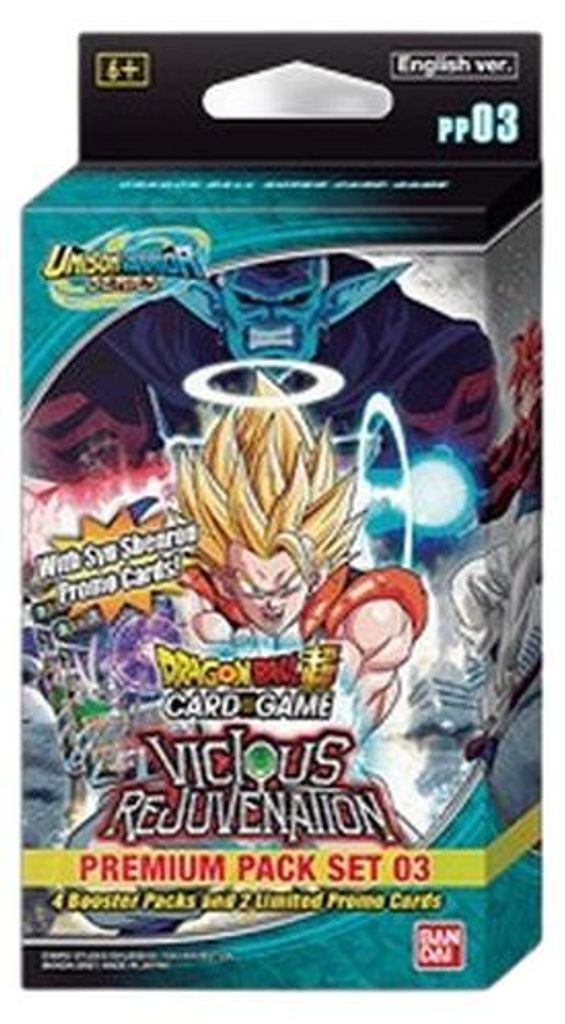 DragonBallZ Card Game Vicious Rejuvenation Premium Pack set 03