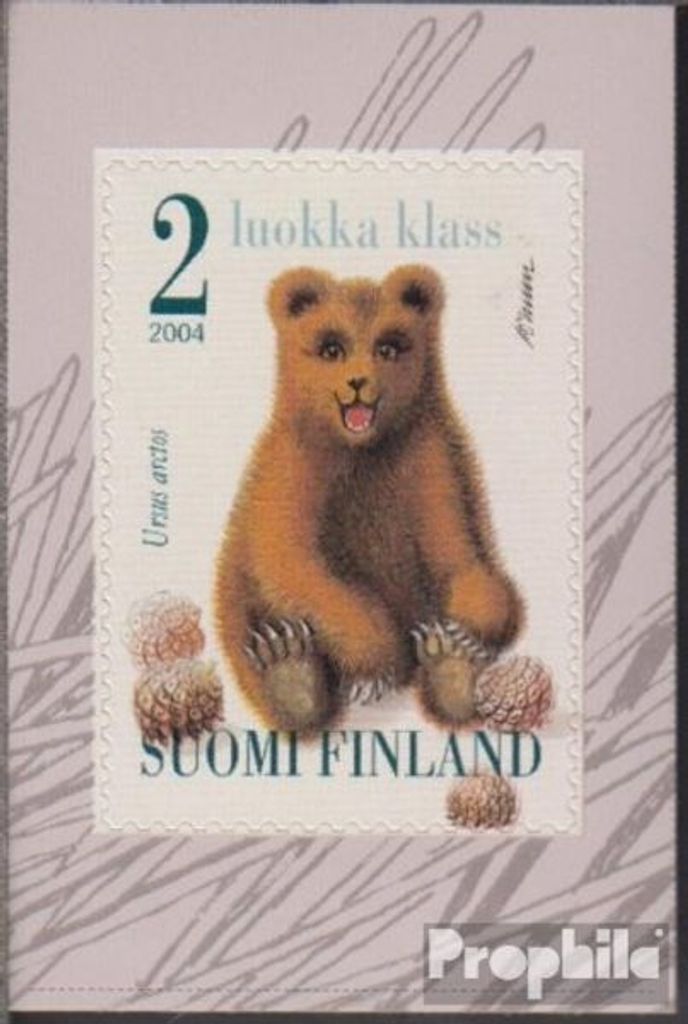 Briefmarken Finnland 2004 Mi 1698I (kompl.Ausg.) postfrisch Bär