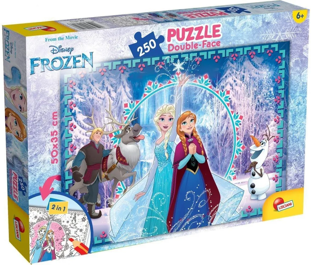Puzzle Frozen 250 Pièces sans Reflets Df Plus - Jeu Calme pour Enfant