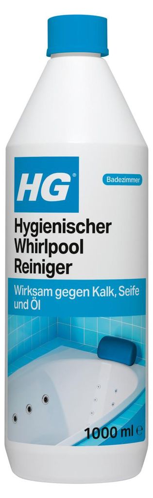 HG hygienischer Whirlpool Reiniger 1 L Produktbild 