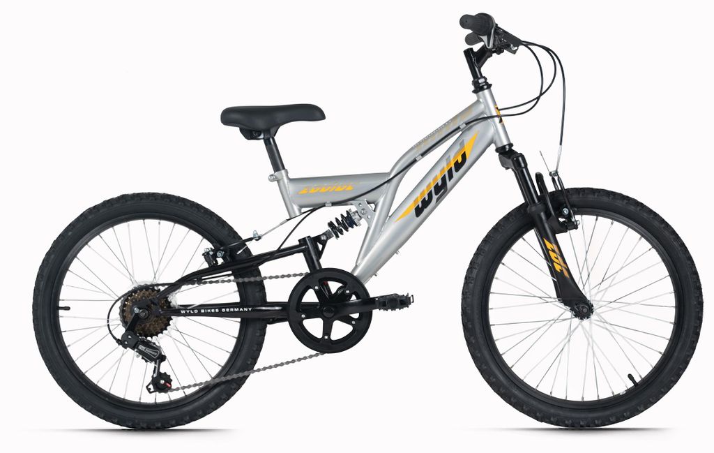 WYLD Kinder-Mountainbike Fully 20'' Zodiac 6 Gänge RH 31 cm WYLD 312K, 313K, 310K, 311K