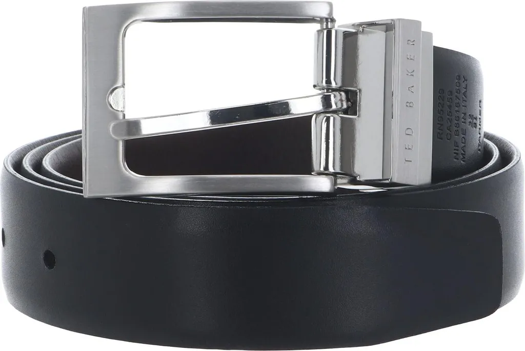 Ted Baker Karmer Belt W90 Reversibile Pelle - Elegante Marrone e Nero