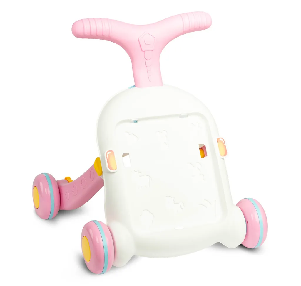 Pousseur bébé interactif TOYZ rose 2en1 table activités modulable - 9