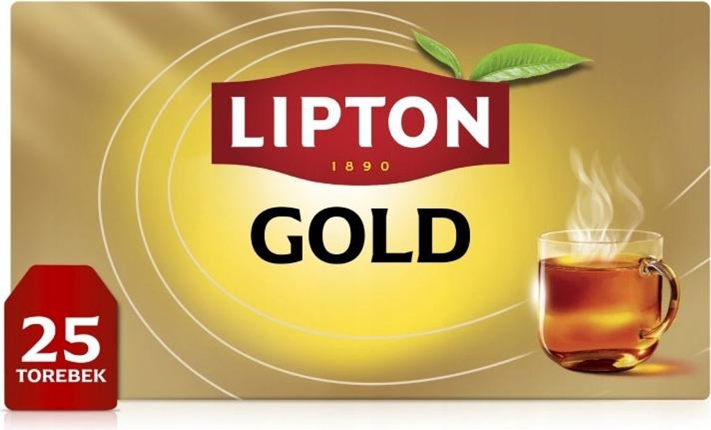 Herbata czarna Gold Lipton 25 torebek Zdjęcie produktu 