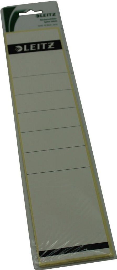 Štítok na chrbát priečinka LEITZ, 61 x 285 mm, dlhý, Obrázok produktu 