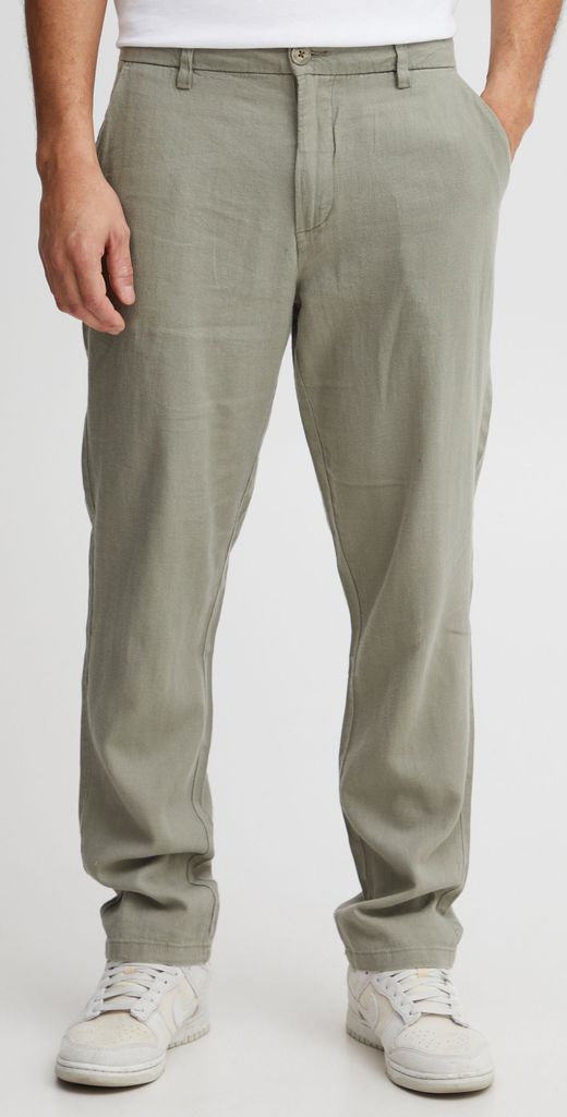 !Solid SDAllan Herren Leinenhose Chino Hose Stoffhose Leinen Mix Liam Regular Fit