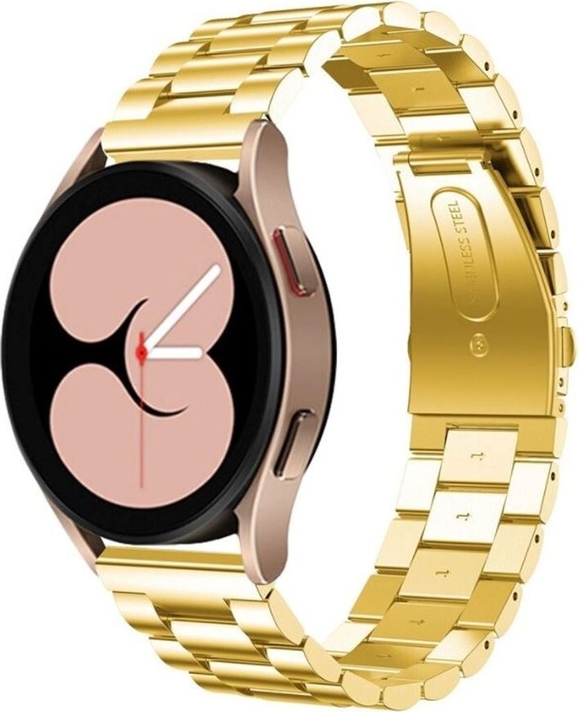 Strap-it Samsung Galaxy Watch 4 Stahlarmband - 40mm (Gold)