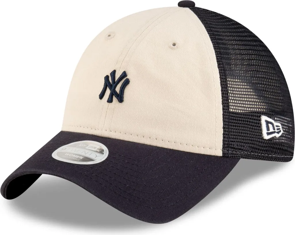 Casquette de Baseball Femme New Era 9Twenty Mesh NY Yankees Coloris Beige