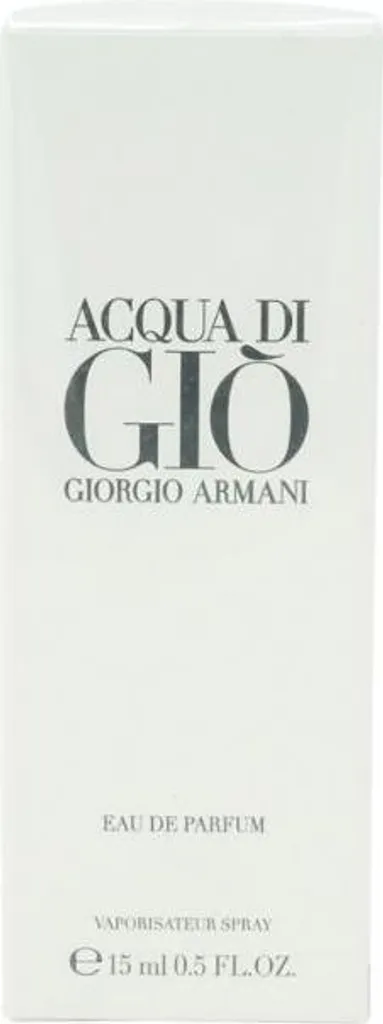 Acqua di Gio Homme Eau de Parfum 15ml : Parfum Compact pour Homme Actif