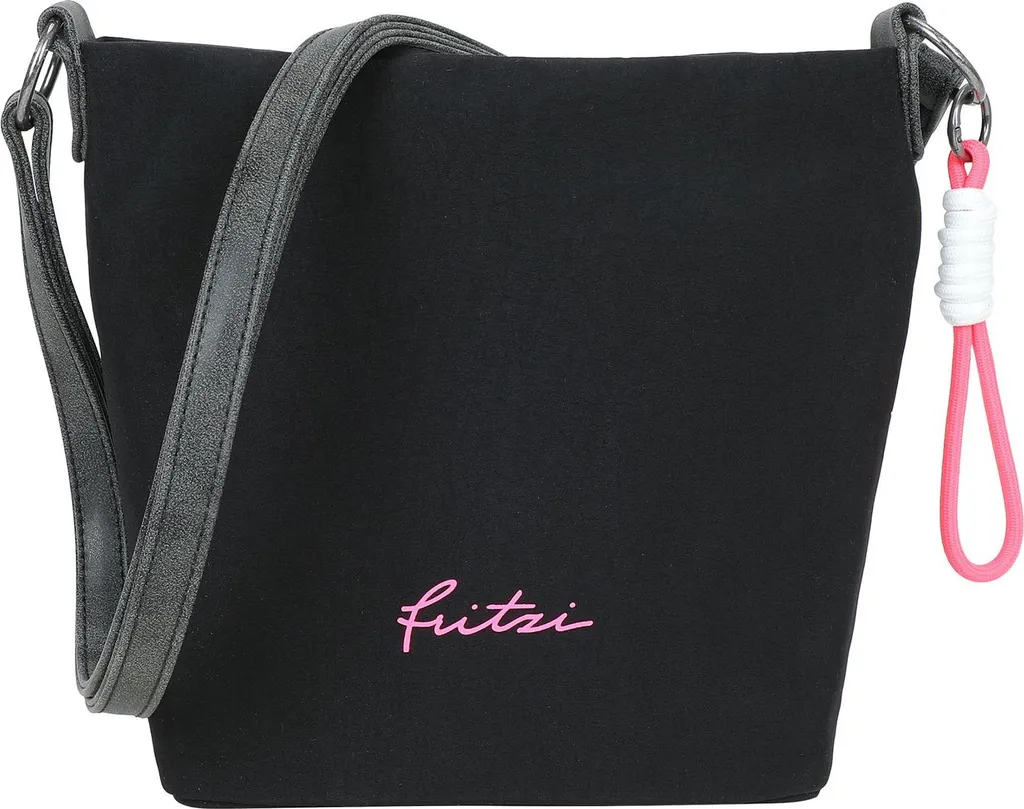 Petit sac bandoulière noir Lea Cross Fritzi aus Preußen pour femme mode