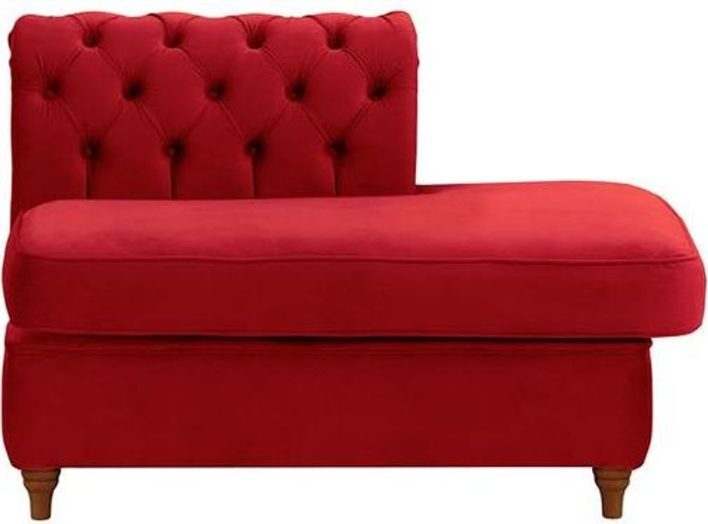 Chesterfield Modul - Abschlusselement rechteckig, rechts (ESR)-Velluto 7-dark oak