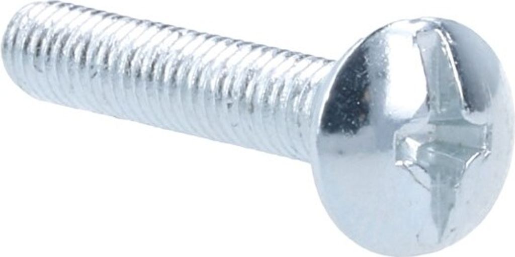 Möbelgriffschraube M4 Vollgewinde Möbelknopfschraube Befestigungsschraube Kreuzschlitz M4x23mm 20 Stück