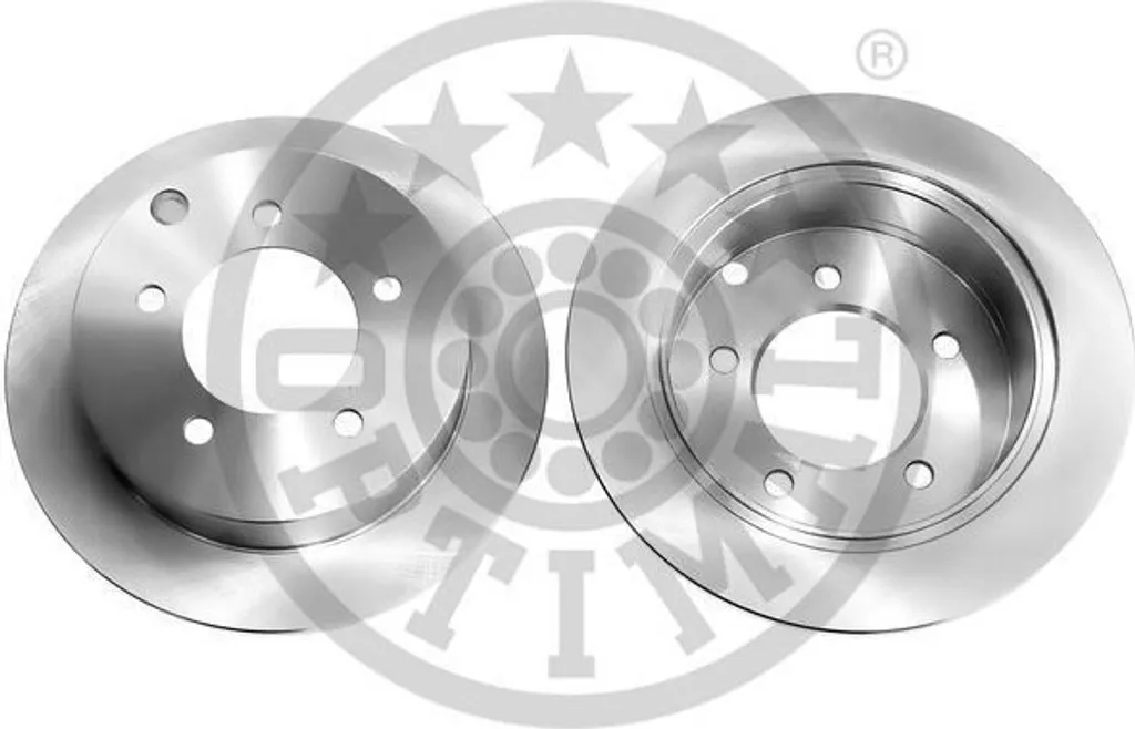 Paire de Disques de Frein Arrière 262mm avec Revêtement Anti-Corrosion