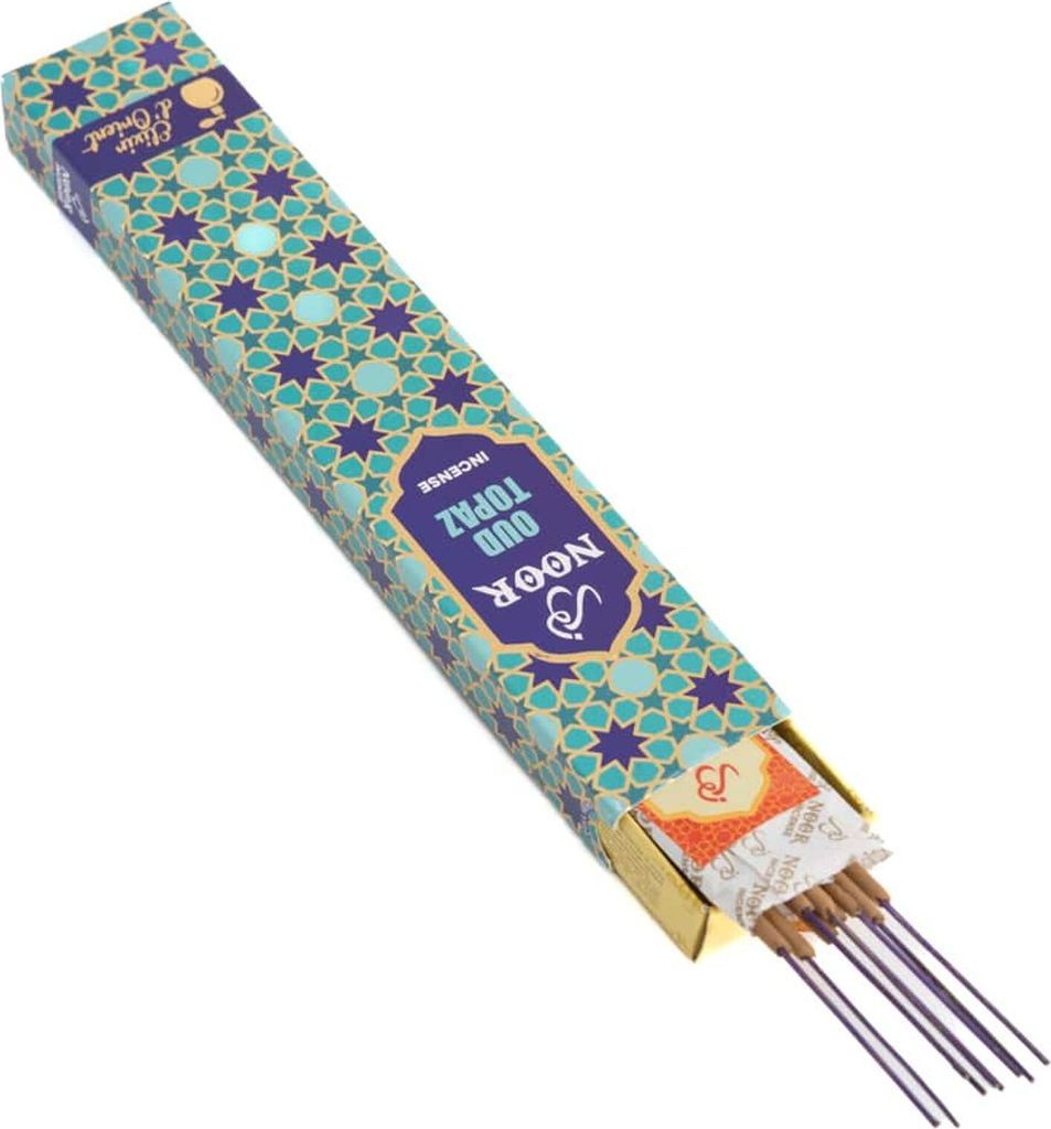 Premium-Räucherstäbchen Noor Oud – Topaz
